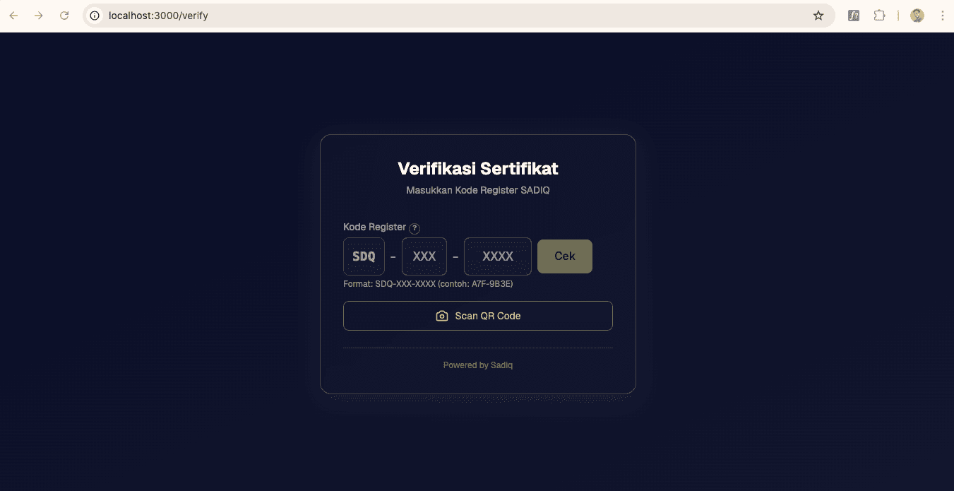 Public Verify Demo
